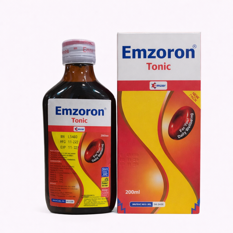 Emzoron Haematinic Tonic (Iron + B Vitamins + Folic Acid) 200 ml